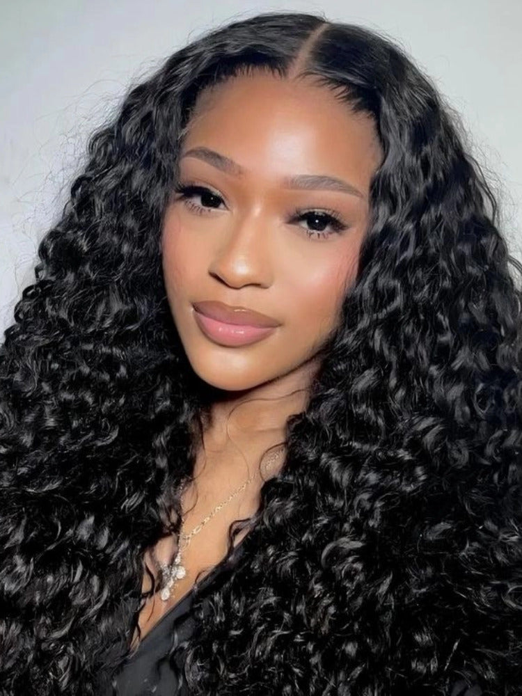 Water Wave Human Hair 13x4  Lace Front Wigs Easy To Wear HD Transparent Human Hair Wig