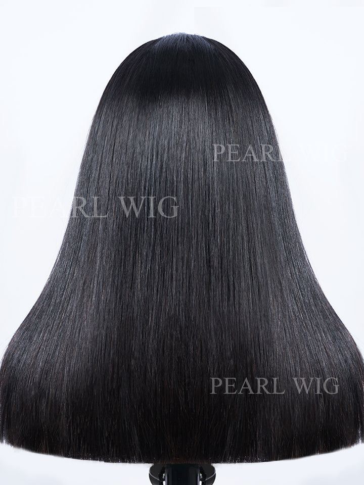1 SEC INSTALL WIG | Silky Blunt Cut Glueless Bob Straight 13x4 Pre-Cut Lace HD Lace Wig