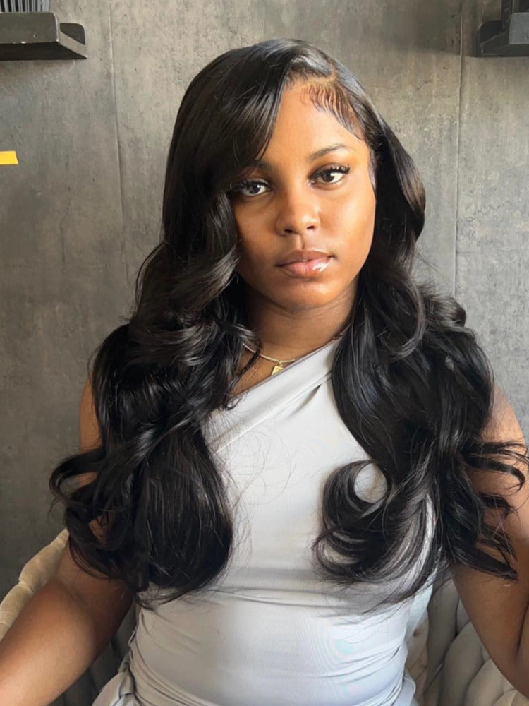 Body Wave Invisible Knot Wig Ready & Go 5x5 Glueless HD Lace Closure Wigs Human Hair Wig