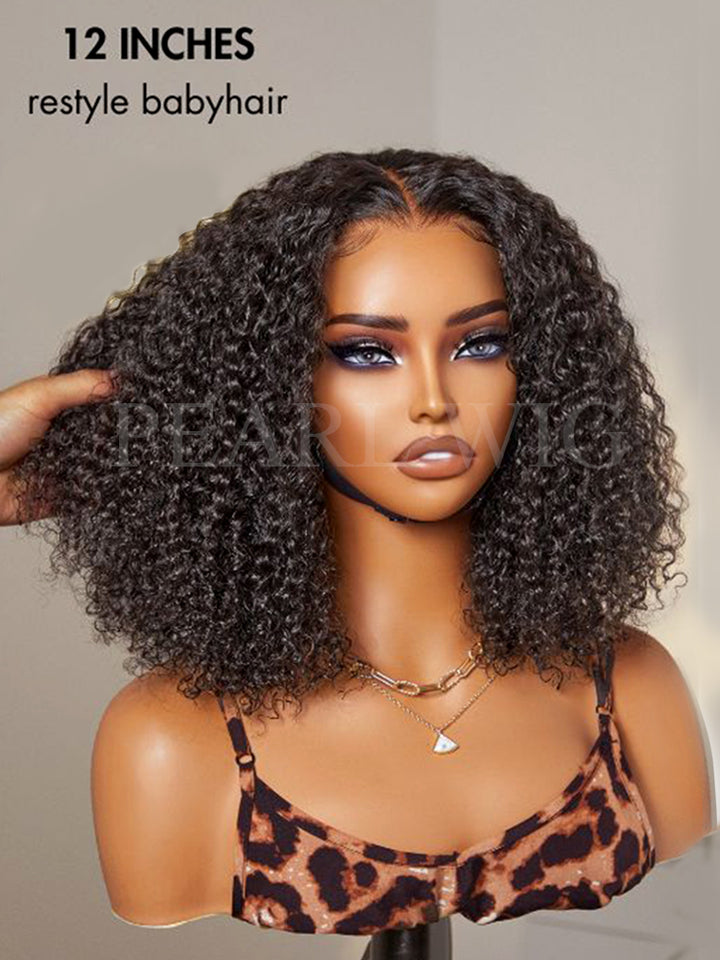 Go Natural Ease | Soft Kinky Curly Glueless 13x4 Closure HD Lace Wig Ready to Go