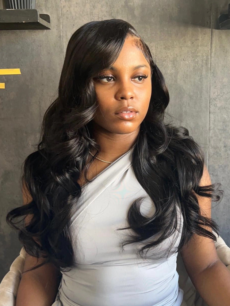 Body Wave Invisible Knot Wig Ready & Go 5x5 Glueless HD Lace Closure Wigs Human Hair Wig