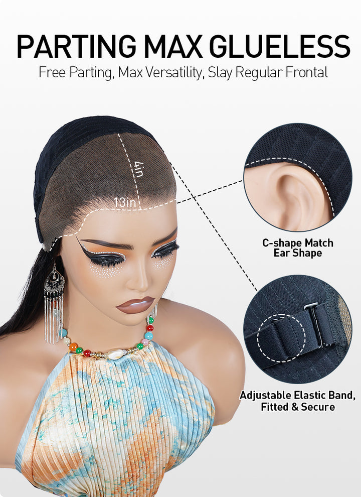 1 SEC INSTALL WIG | Silky Blunt Cut Glueless Bob Straight 13x4 Pre-Cut Lace HD Lace Wig