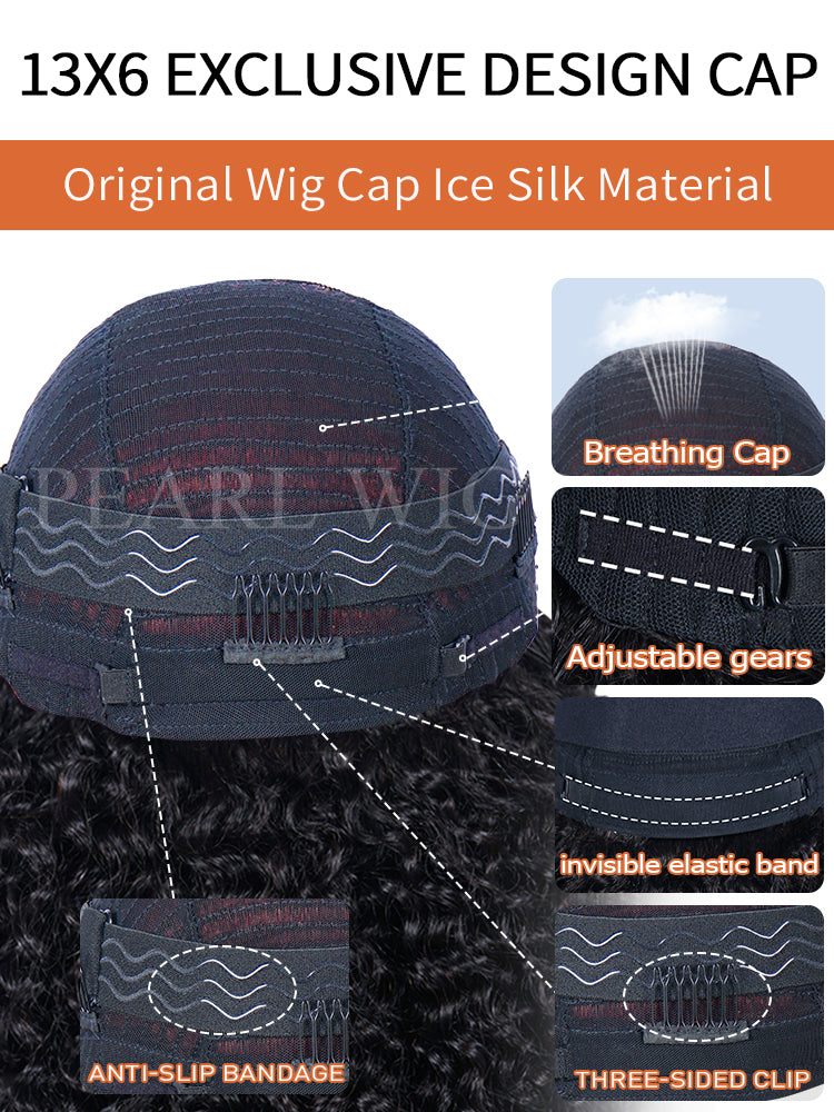 Pre-Braiding Ready To Go Loose Deep Wave Wig 13x6 HD Transparent Lace Front Wigs