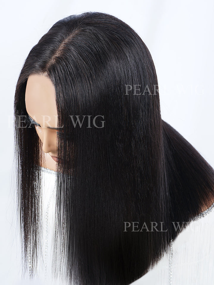 1 SEC INSTALL WIG | Silky Blunt Cut Glueless Bob Straight 13x4 Pre-Cut Lace HD Lace Wig