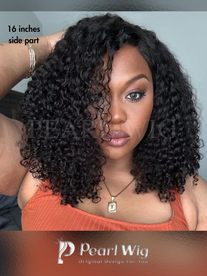 Go Natural Ease | Soft Kinky Curly Glueless 13x4 Closure HD Lace Wig Ready to Go