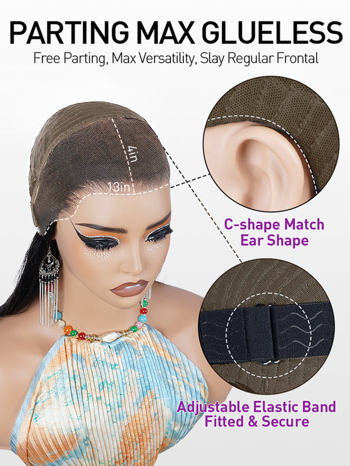 Go Natural Ease | Soft Kinky Curly Glueless 13x4 Closure HD Lace Wig Ready to Go