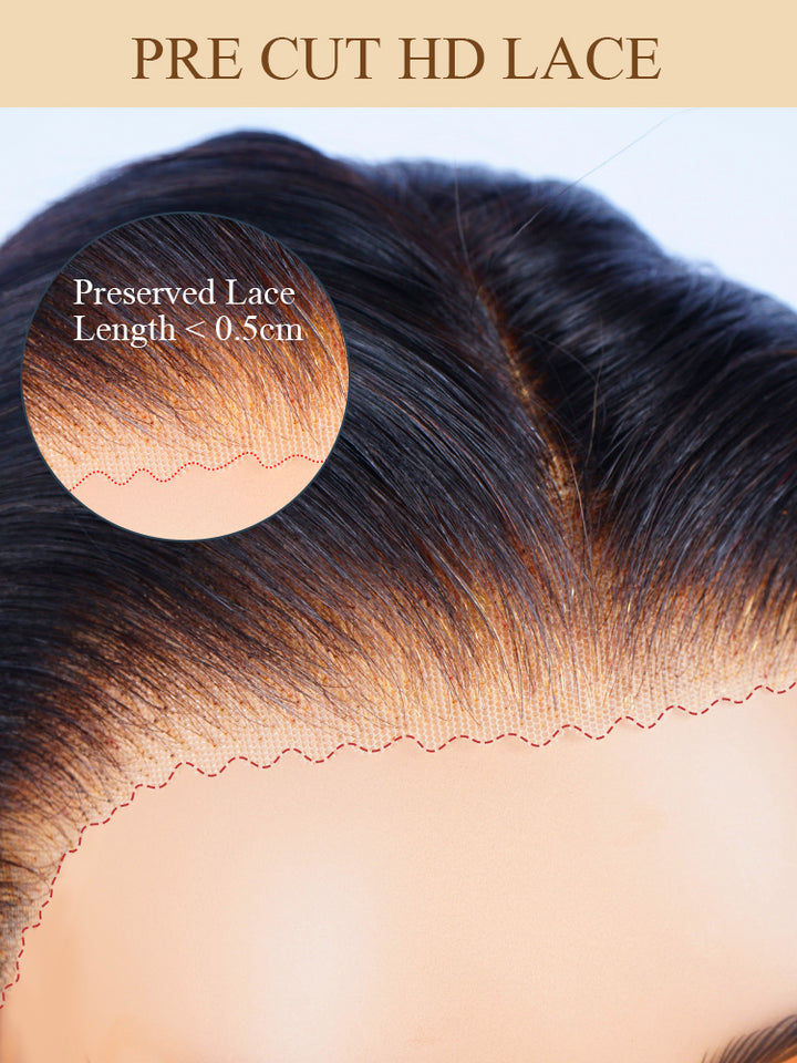 Bob Water Wave Glueless Human Hair Wigs 13x4 MAX HD Lace Pre-Cut|Pre-Plucked Lace Wig
