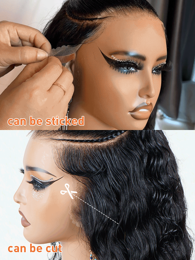 PEARLWIG 13x6 MAX HD Lace Ready Go Pre-Cut Straight Human Hair Glueless Human Hair Wig