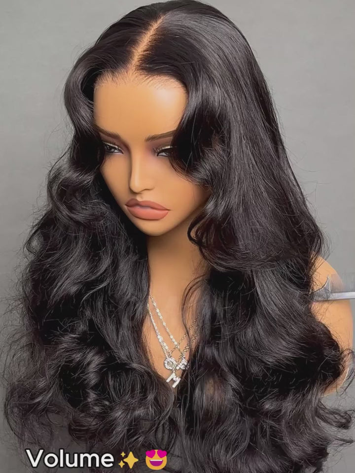 Wear And Go Body Wave 13x4 Lace Front Wigs HD Lace Wig Glueless Human Hair Wig