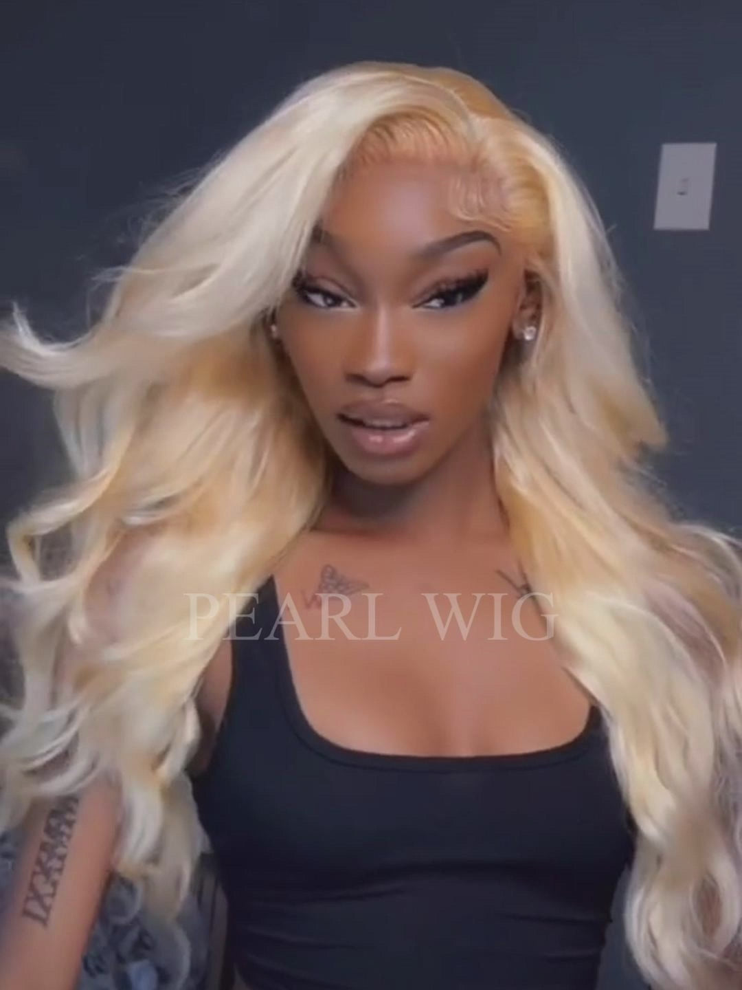 PEARL WIG Blonde Body Wave Human Hair Wigs 13x4 HD Transparent Lace Human Hair Wig