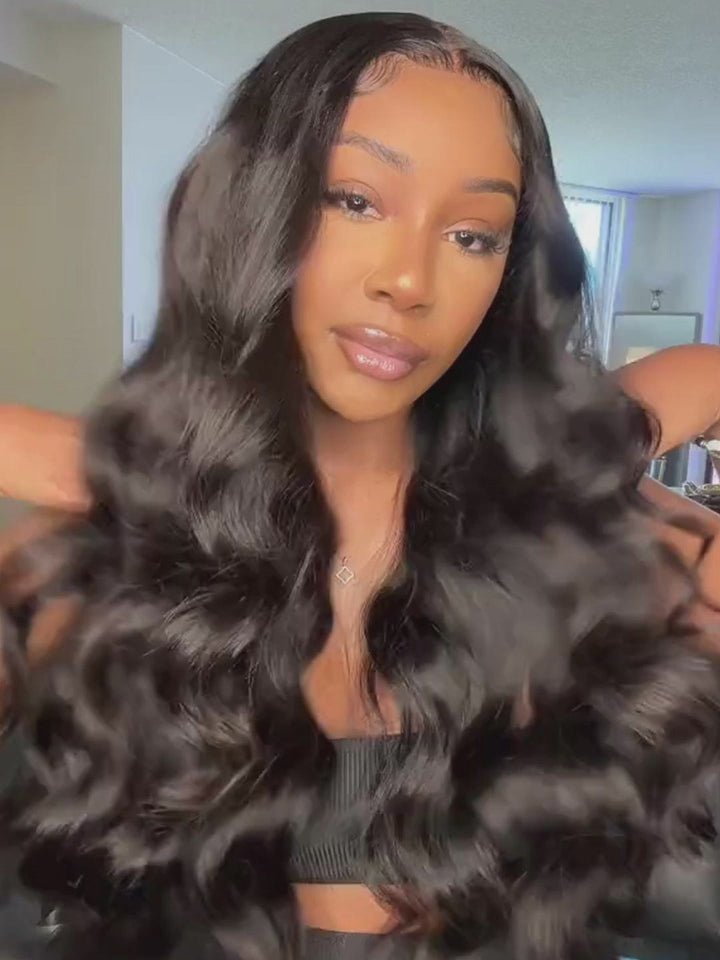 body hd transparent lace wig