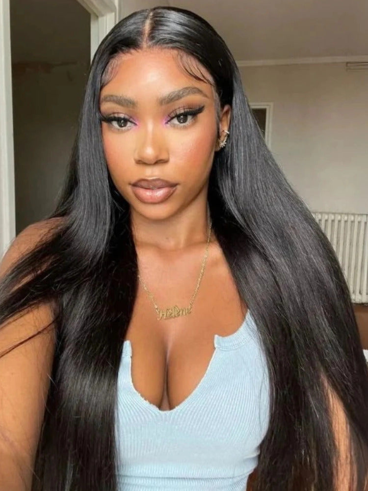 PEARLWIG 13x6 MAX HD Lace Ready Go Pre-Cut Straight Human Hair Glueless Human Hair Wig