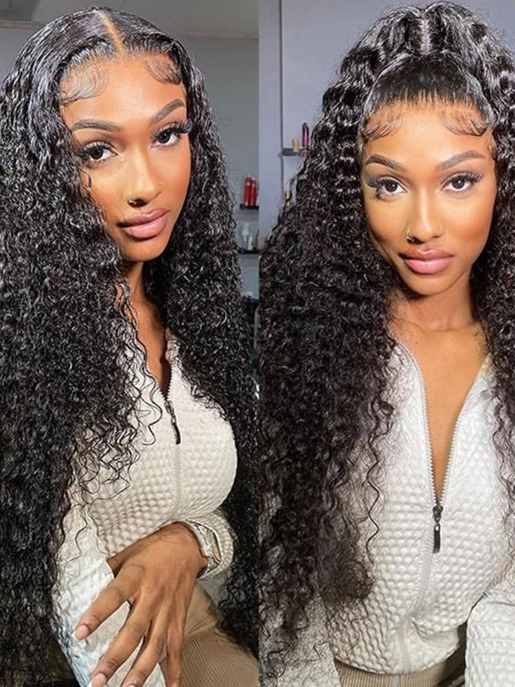 Kinky Curly Human Hair Wig 9x6 HD Lace Front Wigs Best Human Hair Lace Wigs