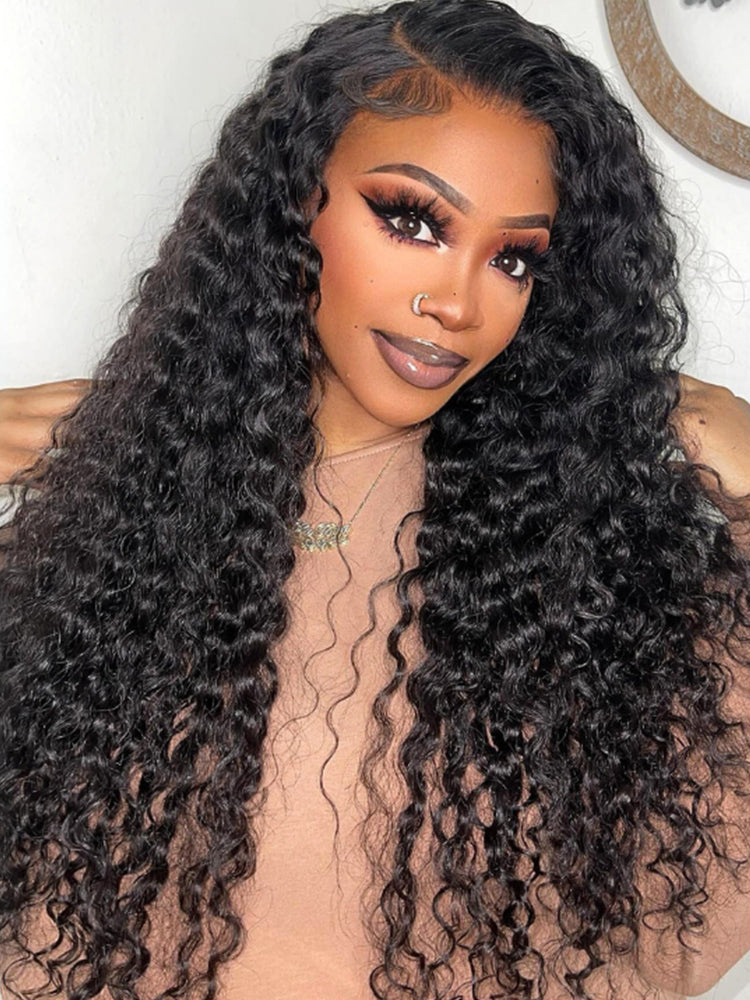 PEARL WIG Ready & Go Deep Wave 5x5 HD Lace Closure Glueless Wigs Human Hair  Invisible Knot Wig