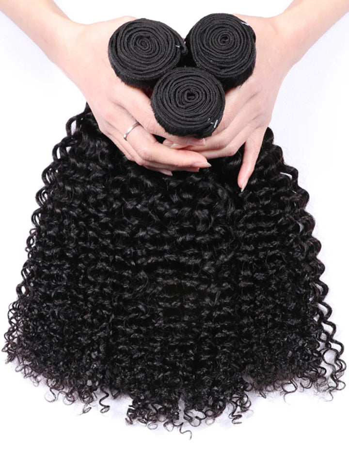 12A Curly Human Hair 3 Bundles 100% Unprocessed Brazilian Curly Hair Bundles Soft Remy Hair