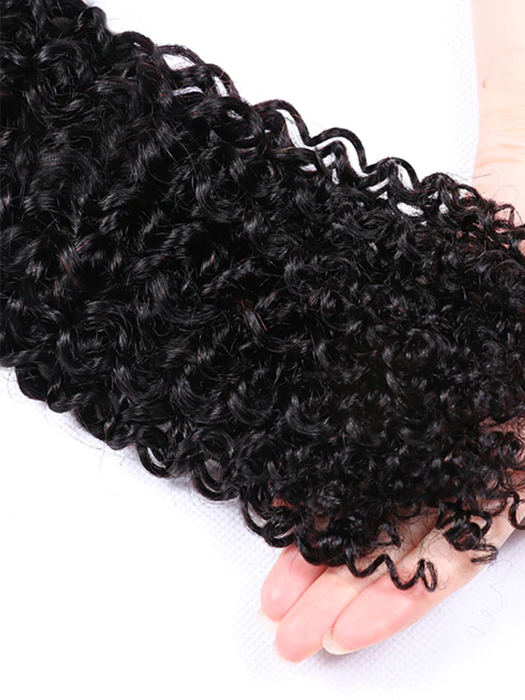 12A Curly Human Hair 3 Bundles 100% Unprocessed Brazilian Curly Hair Bundles Soft Remy Hair