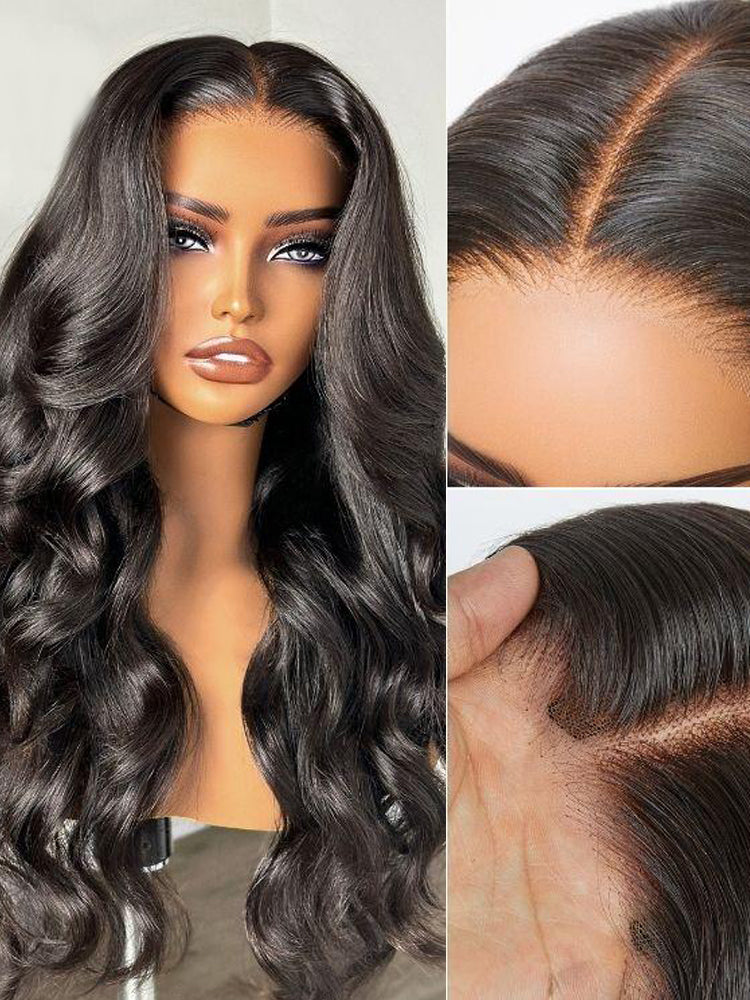 Wear And Go Body Wave 13x4 Lace Front Wigs HD Lace Wig Glueless Human Hair Wig