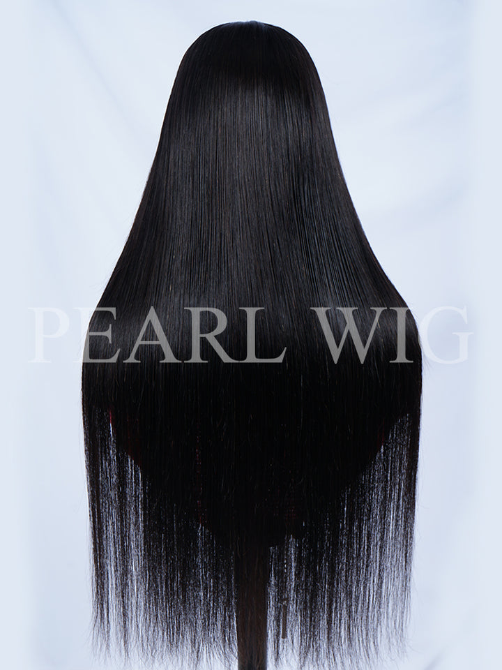 Straight Wig 5x5 Glueless  100% Human Hair Wig 250% Density Pre-Plucked With Baby Hair