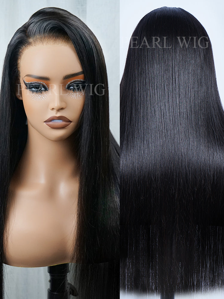 Straight Pre-Bleached Knots Wig Wear Go 9×6 HD Lace  Glueless Wig  100% Human Hair