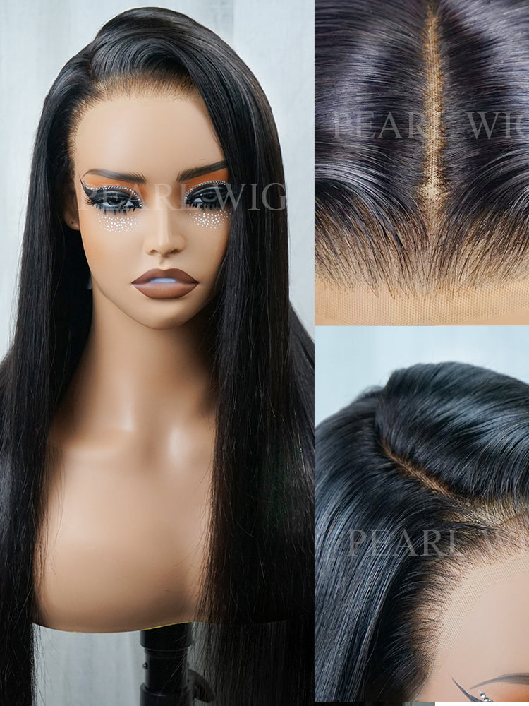 Straight Pre-Bleached Knots Wig Wear Go 9×6 HD Lace  Glueless Wig  100% Human Hair