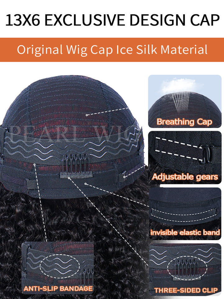 Pre-Braiding Ready To Go Water Wave Human Hair Wig HD Transparent Lace Front Wigs