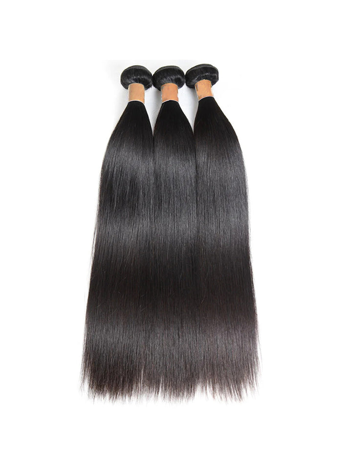 Straight Hair 3 Bundles Brazilian 12A 100% Human Virgin Hair No Tangles