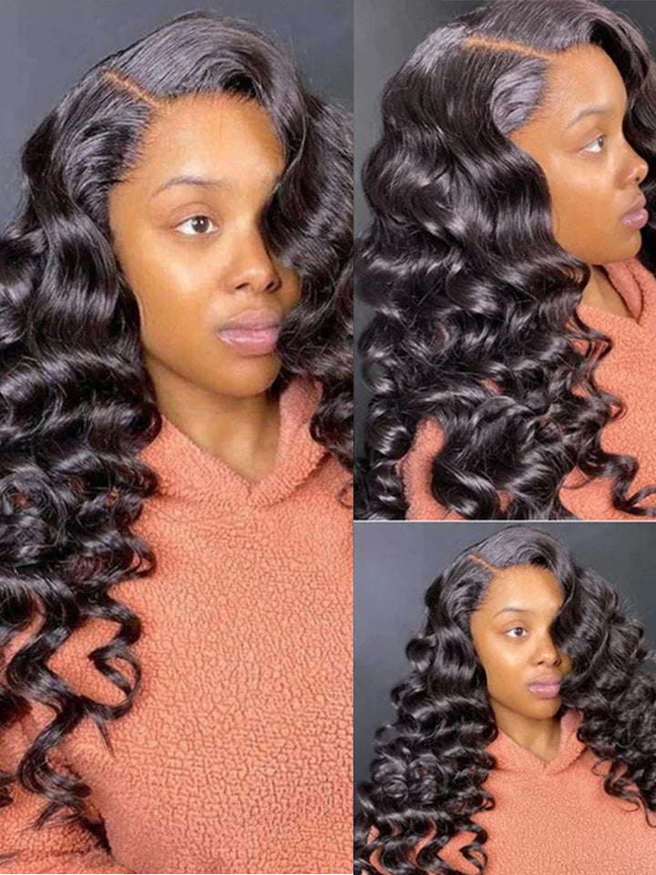 Loose Wave Human Hair Wig 5x5 HD Lace Closure Glueless Wigs Human Hair Wig