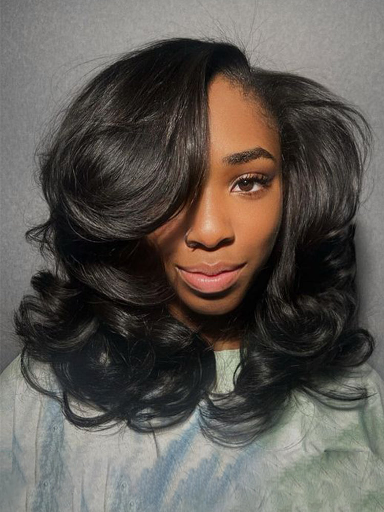 Bob Body Wave Glueless Wigs 13x4 HD Lace Human Hair Pre Cut Lace Wig