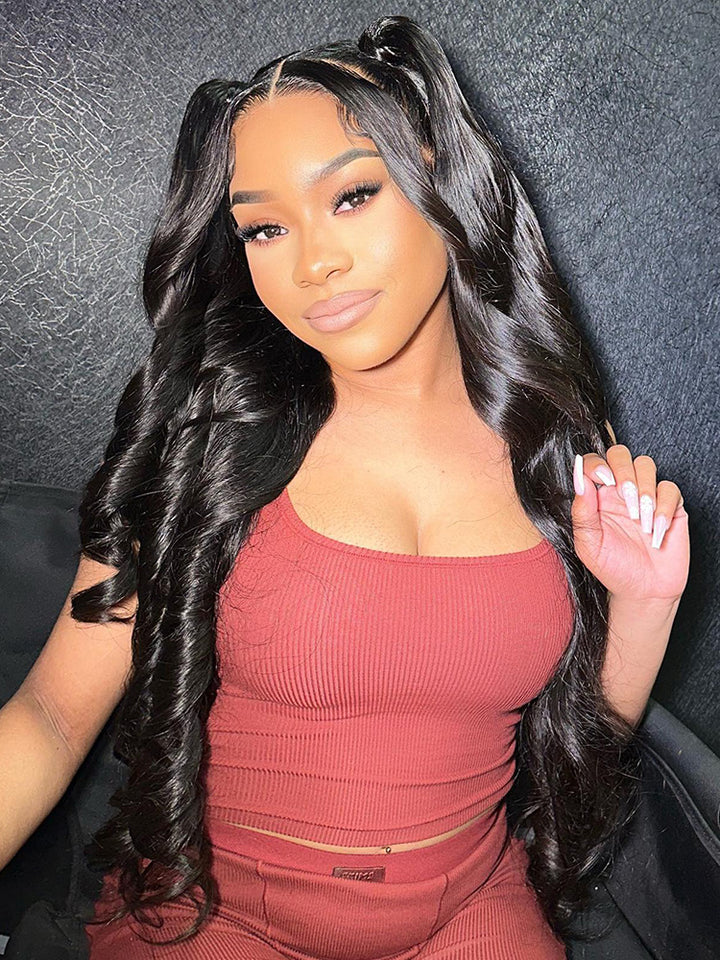 Body Wave Invisible Knot Wig Ready & Go 5x5 Glueless HD Lace Closure Wigs Human Hair Wig