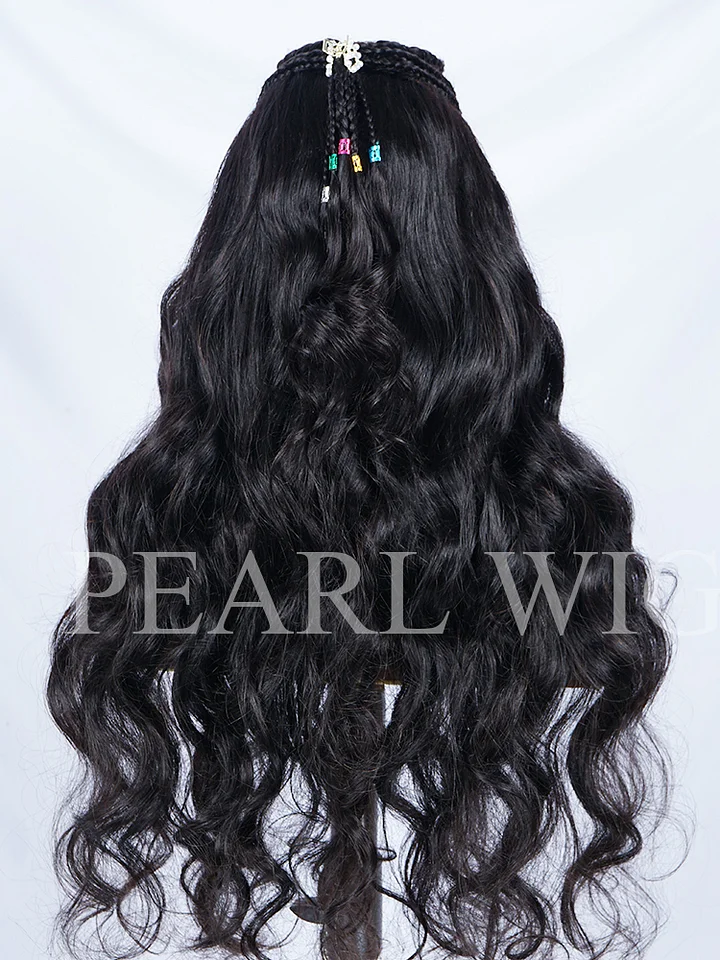 Pre-Braiding Deep Wave Human Hair Wig 13x6 MAX HD Lace Front Wigs 250% Density Wig