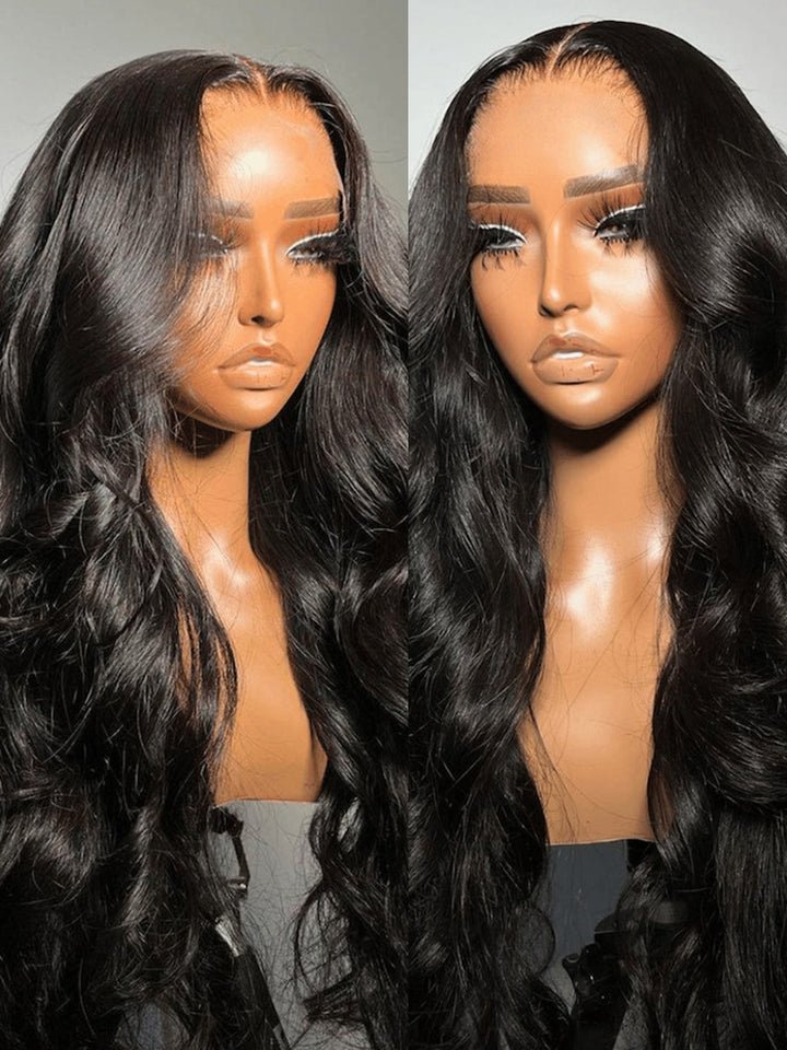 Wear Go Glueless Wig Body Wave Human Hair Wig 9×6 Transparent Lace Front Wigs