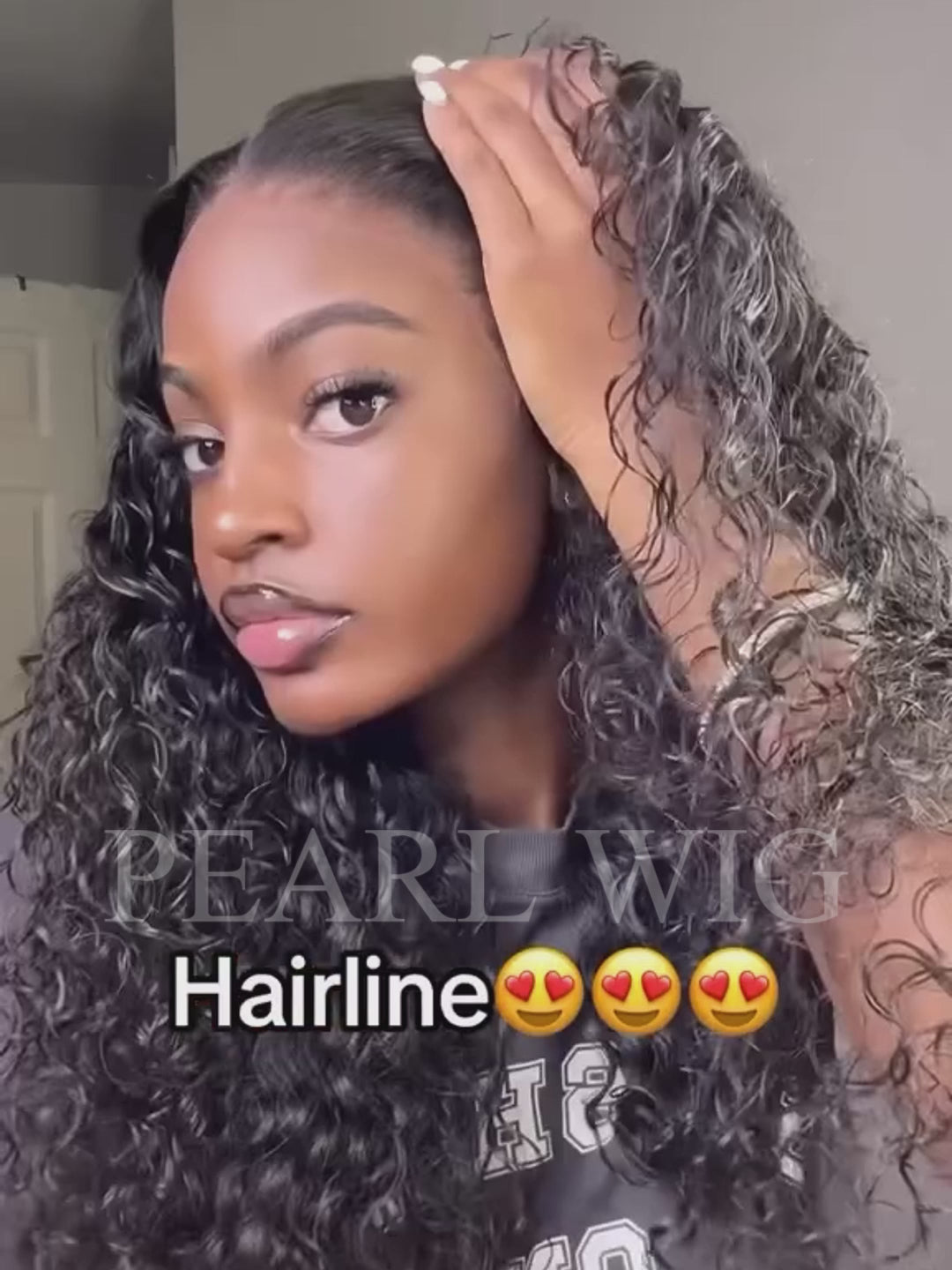 PEARLWIG Ready Go Pre-Cut 13x6 MAX HD Lace Kinky Curly Glueless Wig Human Hair