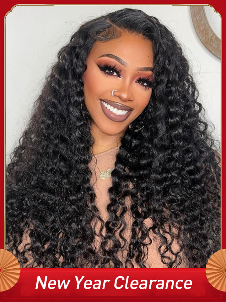 PEARL WIG Ready & Go Deep Wave 5x5 HD Lace Closure Glueless Wigs Human Hair  Invisible Knot Wig